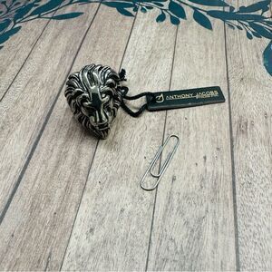 Anthony Jacobs Stainless‎ Steel Lion Head Ring NWT B5